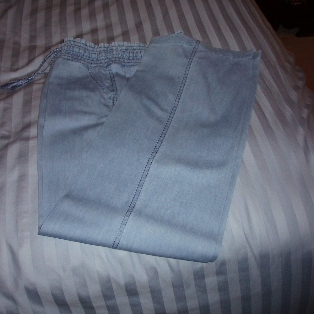 NWOT SO Blue Denim Color Pants W/Pockets Size S